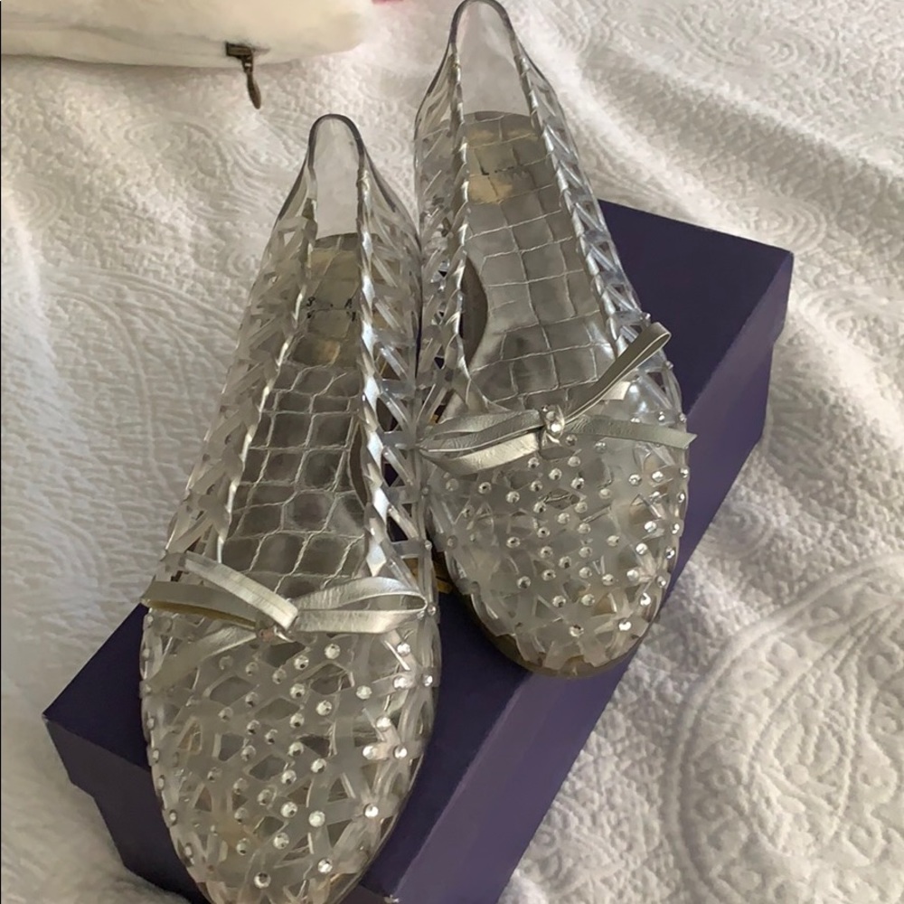 Stuart Weitzman Jelly scandals sz 8m slip on